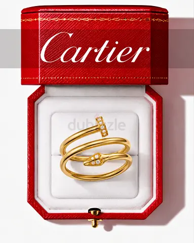 Radiant Cartier-Style Diamond Nail Ring | 18K Yellow Gold | IGI Certified