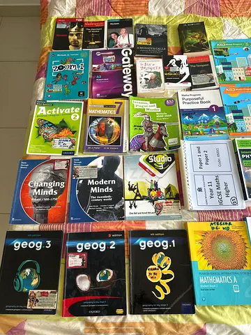 Collection of Secondary School Textbooks and Revision Guides , price varies, given for best offer .