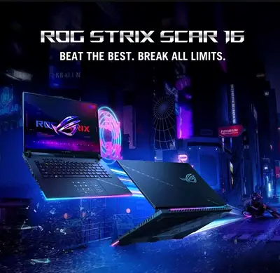 Gaming laptop ASUS ROG STRIX SCAR 16 G634JZ-NM063W | Core i9 13980HX, 32GB RAM, 2TB SSD, 16
