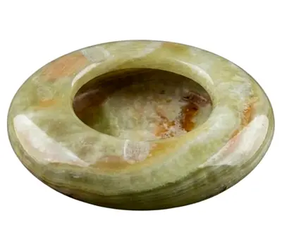 Green Onyx Stone Decorative Bowl