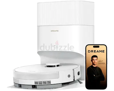 Dreame D20 Plus Robot Vacuum Mop – 13,000Pa Suction, Self-Emptying