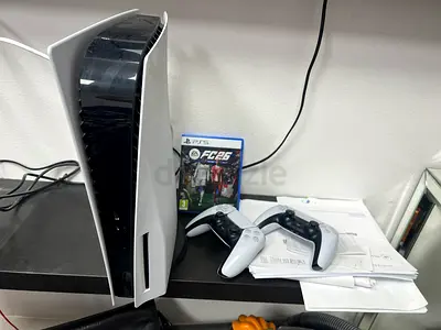 PlayStation 5 Console with 2 DualSense Controllers and FIFA 26