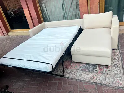 Ikea vimle L shape sofa bed with mattress