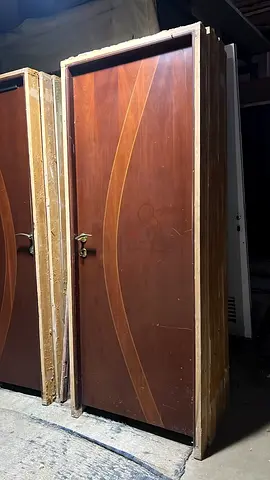 Used Wooden Interior Door with Frame - Good Condition