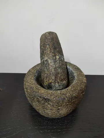 Heavy Stone Mortar and Pestle - Granite Grinder