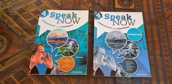 Speak Now Level 4 Student Book + Workbook (Oxford) - Complete Set