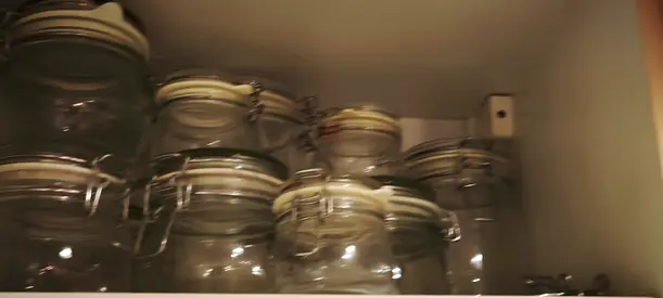 Glass jars