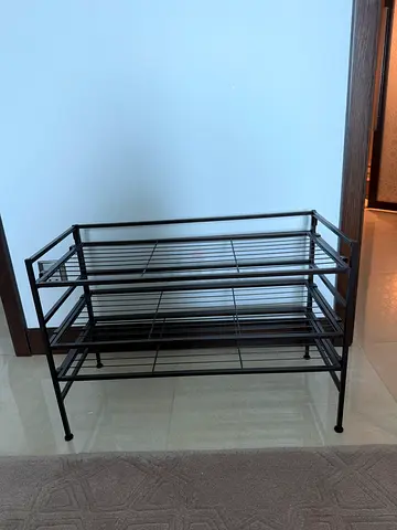 Metal 4-Tier Shoe Rack / Open Storage Shelf