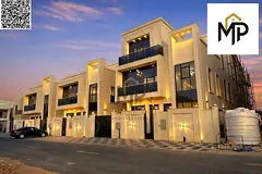 Villa for sale, two floors and a roof, 7 master bedrooms, with elevator, swimming pool, water and el
