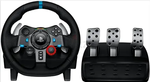 PlayStation Steering Wheel G29 and stand.