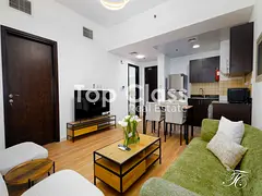 Furnished 1BR | 12 cheques | With All Bills
