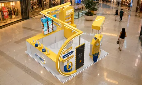 Professional Cosmetic Kiosk Design, Fabrication  Retail Fit-Out – UAE
