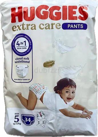 Huggies Extra Care Diaper Pants Size 5 12-17kg 34pcs