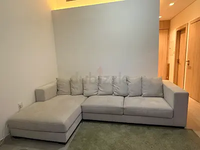 Modern Light Gray L-Shaped Sectional Sofa