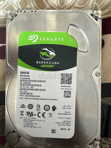 Seagate Barracuda 500GB 3.5 SATA Hdd-Used (NEGOTIABLE COULD ALSO GIVE CABLES) minimum 35