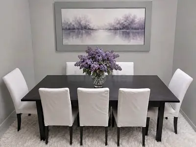 IKEA Extendable Dining Table with 8 chairs