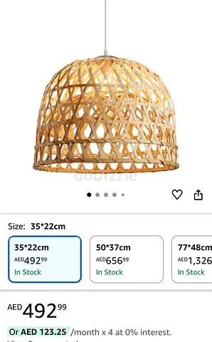 Lighting Modern Weave Wicker Hanging Lamp Bambo lamp