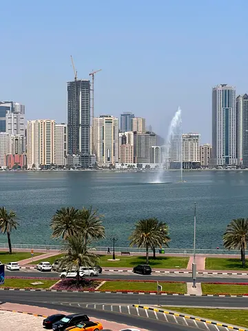 Annual Rental – Spacious 3-Bedroom Apartment with Maid’s Room and Full Sea View in Al Majaz 2 An exceptional opportunity to rent one of the largest a