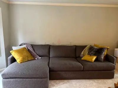 Cratebarrel lounge deep L shape