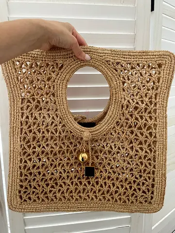 Jacquemus Spiagga woven bag
