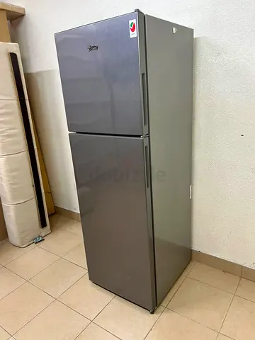 Whirlpool Top Freezer Refrigerator - Good Condition, 2-Door (Silver)