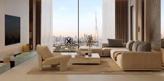 Luxury 1BR Apartment | Burj Khalifa & Skyline Views | Binghatti Cullinan