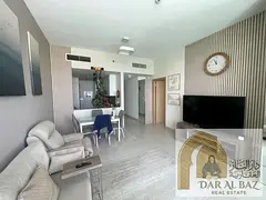 Fully furnished one-bedroom apartment for annual rent in Ajmal Makan city – Al Hamriya | Open sea