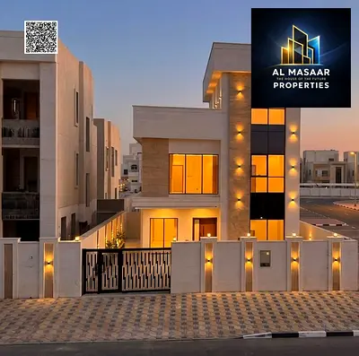 Luxury 3-story villa in Al-Haliyo 2, registration fees included, freehold ownership for all nationalities