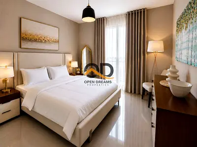 Luxury Fully Furnished 2BR | Pool View | Prime Location in Uptown Al Zahia