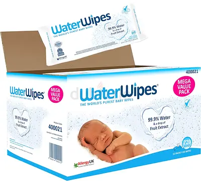 WaterWipes Mega Value Pack - 720 Baby Wipes