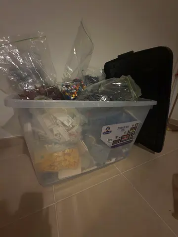 Giant box of color sorted Legos for cheap over 10000 pieces