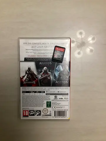 Assassins Creed Collection (3 Games) - Nintendo Switch Cartridge Case