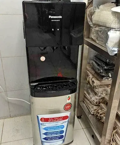 Panasonic Standing Water Dispenser - Black/Silver Bottom Bottle