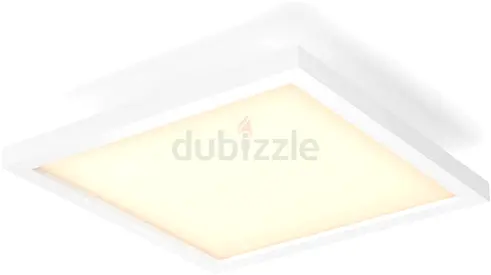 Philips Hue Aurelle White Ambiance Smart Lighting Square 24.5W Panel Light. with Bluetooth, Works