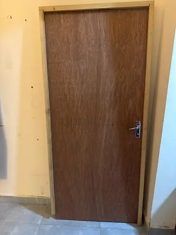 Wooden Door with Frame – Good Condition