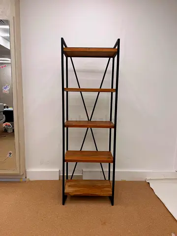 Modern Wooden Display Shelf / Bookcase – 5 Shelves