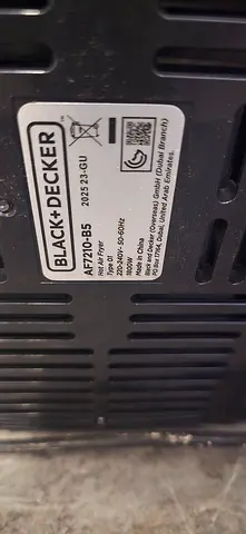 Black+Decker AF7210-B5 Air Fryer / Compact Multi Cooker - Used