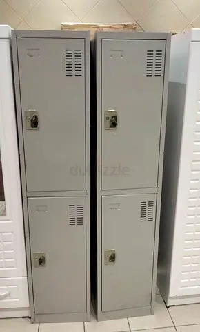 Steel 2-Tier Office Lockers