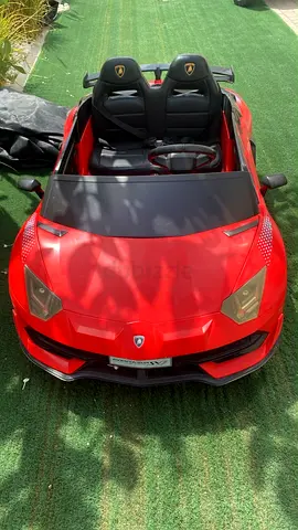 Red Licensed Lamborghini Ride-On Car for Kids — 2-Seater, Battery Powered - used