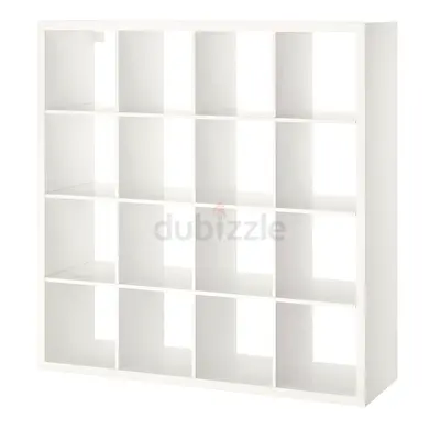 IKEA KALLAX Shelving Unit (4x4) with Matching Underframe – White / Excellent Condition