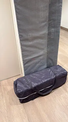 Portable Travel Cot with Mattress (still in packaging) and Carrying Bag