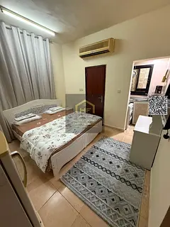 Stunning furnished studio apartment for rent in Ajman In Al Bustan, near the Corniche Furnished with