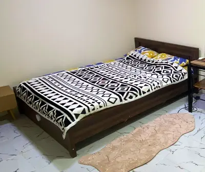 Double Bed Frame With Spring Mattress