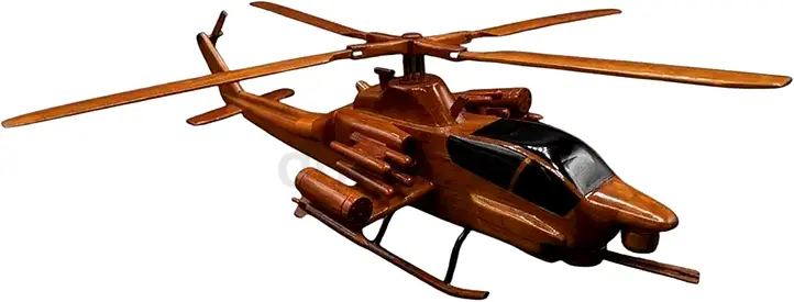 Wooden Helicopter model-56cm length