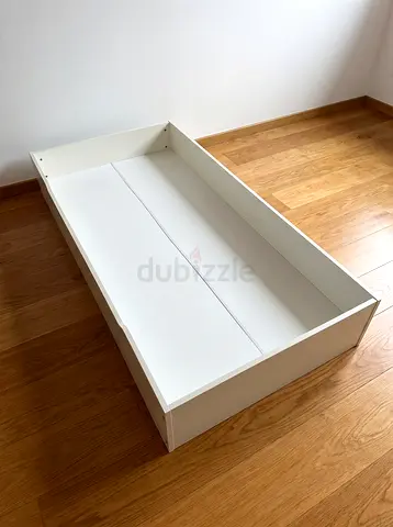 Home Centre White Single Trundle Bed 90x190 cm – Good Condition