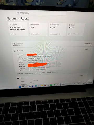 Lightweight 16 Laptop - Silver, Good Condition
