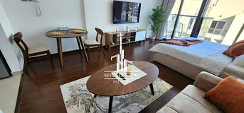 Furnished Studio with Balcony| Multiple Cheques