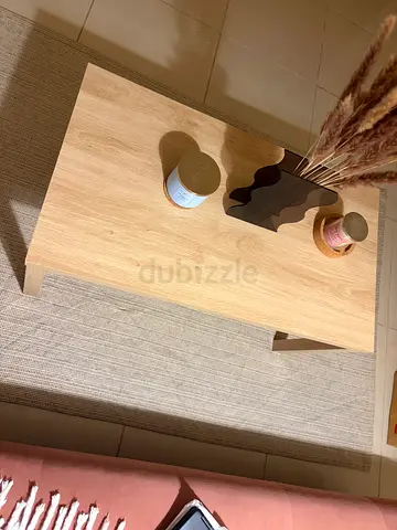 Modern Light Oak Coffee Table