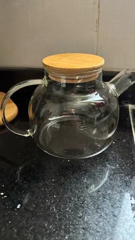 Glass Teapot with Bamboo Lid - 1L (Used)