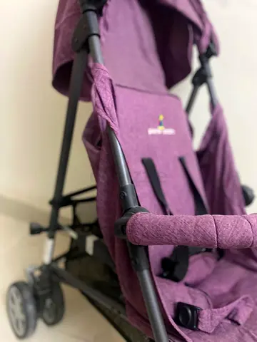 Purple Pierre Cardin Brand Baby Stroller - Compact, Good Condition